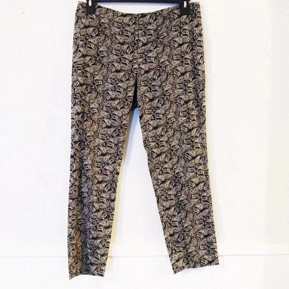 J Jill Paisley Pants - Picture 1 of 7